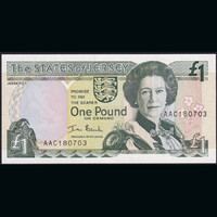 Jersey 1 Pound 2000 P-26b QE II UNC