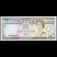 Fidzsi-szigetek / Fiji 1 Dollar 1993 P-89 QE II UNC