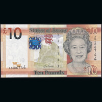Jersey 10 Pounds 2010 P-34 QE II UNC