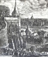 (N) Szabó Vladimír (1905-1991) : Halászbástya - Országház