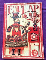 Étlap külső borítással 1979-ből, 1. sz. Pistán Vendéglő Áfész
