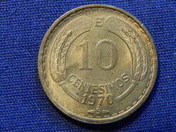Chile 10 Centesimos 1970