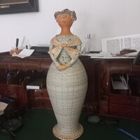 Hatalmas Kiss Roóz Ilona kerámia ritkaság  !
