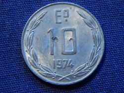 Chile 10 Escudos 1974