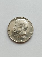 USA ezüst half dollár 1967.