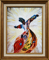 Fariba Farsad (Irán, 1959/60 körül–) attribúció – Misztikus tánc –