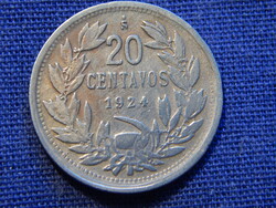 Chile 20 Centavos 1924
