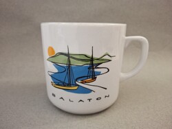 Ritka Retró Zsolnay Balaton bögre
