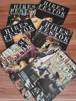 Híres Festők, 6 db újság egyben,El Greco,Munkácsy Mihály,Rubens,Caravaggio,Vermeer,Velázquez