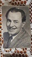 Approximately 1946, Pál JÁVOR, Actor, Movie Star, Rozgonyi's Photo, Original Vintage Photo Card