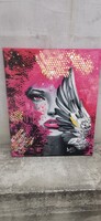 Antal Trixi angelic gaze painting