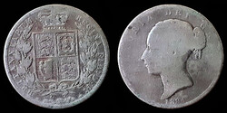 E 4014 Egyesült Királyság (Anglia) ezüst ½ crown 1884 Victoria