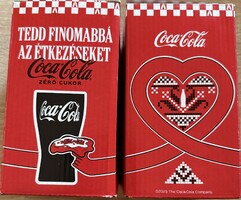 Coca-Cola Red Glass Mug (6 pcs) in Box, Brand New!