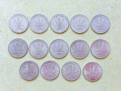 Magyarország 14 db Különböző Érme 20 Fillér 1968-1990