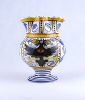 2B263 Antik ritka Schütz Cilli Habsburg címeres kerámia korsó ~1880