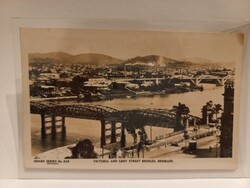 Régi képeslap - Ausztrália Brisbane Victoria and Grey Street Bridges 260527