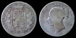 E 4013 Egyesült Királyság (Anglia) ezüst ½ crown 1883 Victoria