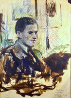 Hatvany Ferenc, báró (1881 - 1958) PORTRÉ A HATVANI KASTÉLYBAN 1937