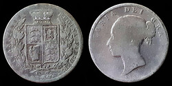 E 4016 Egyesült Királyság (Anglia) ezüst ½ crown 1886 Victoria