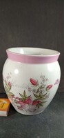 Antik feliratos nagy méretű porcelán hasas bögre 910