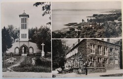 Képeslap, Balatonakarattya, részletek (K10)