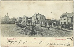 Vas vármegye képeslapjai. Szombathely, Villa sor, ca. 1900