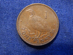 Gibraltár 1 Penny 1988 AC