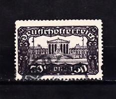 1919 Ausztria 50 kr Parlament Pecsételt Bélyeg