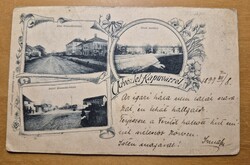 Kapuvár, Győr-Moson-Sopron vármegye.Mozaik, szec. litho. 1920 előtt kiad.