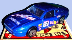 1998.Eredeti MÉG francia MAJORETTE No. 229- ASTON MARTIN DB 7 fém kisautó 1:60