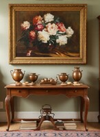 Painting by Henczné Deák Adrienne (1890-1956) - Flower Still Life