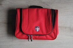Ellehammer Copenhagen 2 Hanging Red Cosmetic Bag, Toiletry Bag