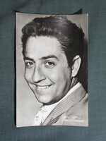 Képeslap,NDK,film,mozi,művészet,reklám kártya,Vico Torriani Svájci színész,énekes,1957-