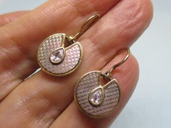 Beautiful Unique Gold-Plated Silver Earring