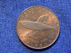Man Island Half Penny 1977 FAO - Food for Everyone