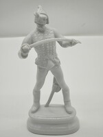 Herendi Hadik huszár – 5511 – fehér porcelánfigura