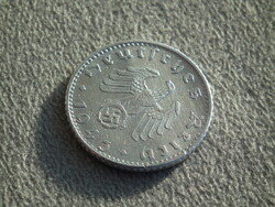 Németország, horogkeresztes birodalmi 50 Pfennig (Reichspfennig), 1943 D