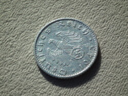 Németország, horogkeresztes birodalmi 50 Pfennig (Reichspfennig), 1943 B