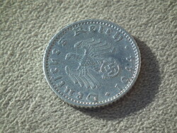 Németország, horogkeresztes birodalmi 50 Pfennig (Reichspfennig), 1944 F