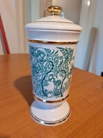 Ritka Hollóházi Porcelán Patikaedény / Urnaváza – Faragó Miklós (Novartis, Limitált 80/100)