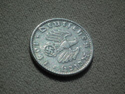 Németország, horogkeresztes birodalmi 50 Pfennig (Reichspfennig), 1941 B