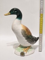 Bodrogkeresztúri nagy vadkacsa kerámia figura (3920)