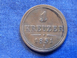 Ausztria 1 Kreuzer 1851 A