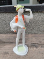 Ludas Matyi Hollóházi Porcelán Figura