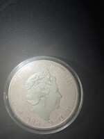 Queen Elizabeth ezüstérme 2oz.