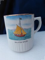 Zsolnay Balaton - emlék bögre