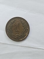 1894-es 1 Fillér EF-/VF++