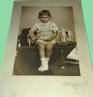 1941.DEDIKÁLT(Bodrogi Imre által) fotó Bodrogi Karcsika( A MŰVÉSZ FIA) Bodrogi fotó műhely HMVH 1