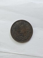 1900-as 1 Fillér EF