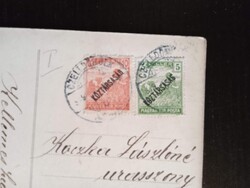 D210534 Régi képeslap -  Czelldömölk -Celldömölk - Köztársaság -  1919  Koczka Lászlóné  - Buda